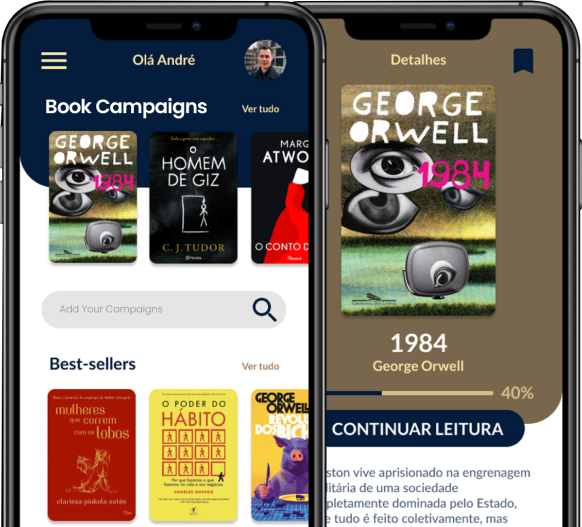 Book marketing campaigns on mobile